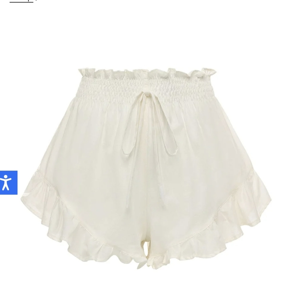 Montce cream boho shorts